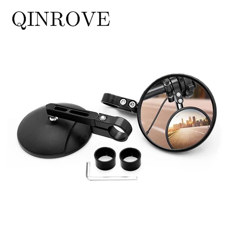 

Universal Motrocycle Rearview Mirror Emark Retro Round E-bike Scooters Side Mirrors for Voge 525DSX SR4 MAX 300DS 125R Rally 300