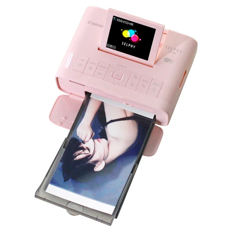 Camoro CP1300 Selphy Photo Printer with AirPrint and Mopria Device Printing portable color photo sublimation printer