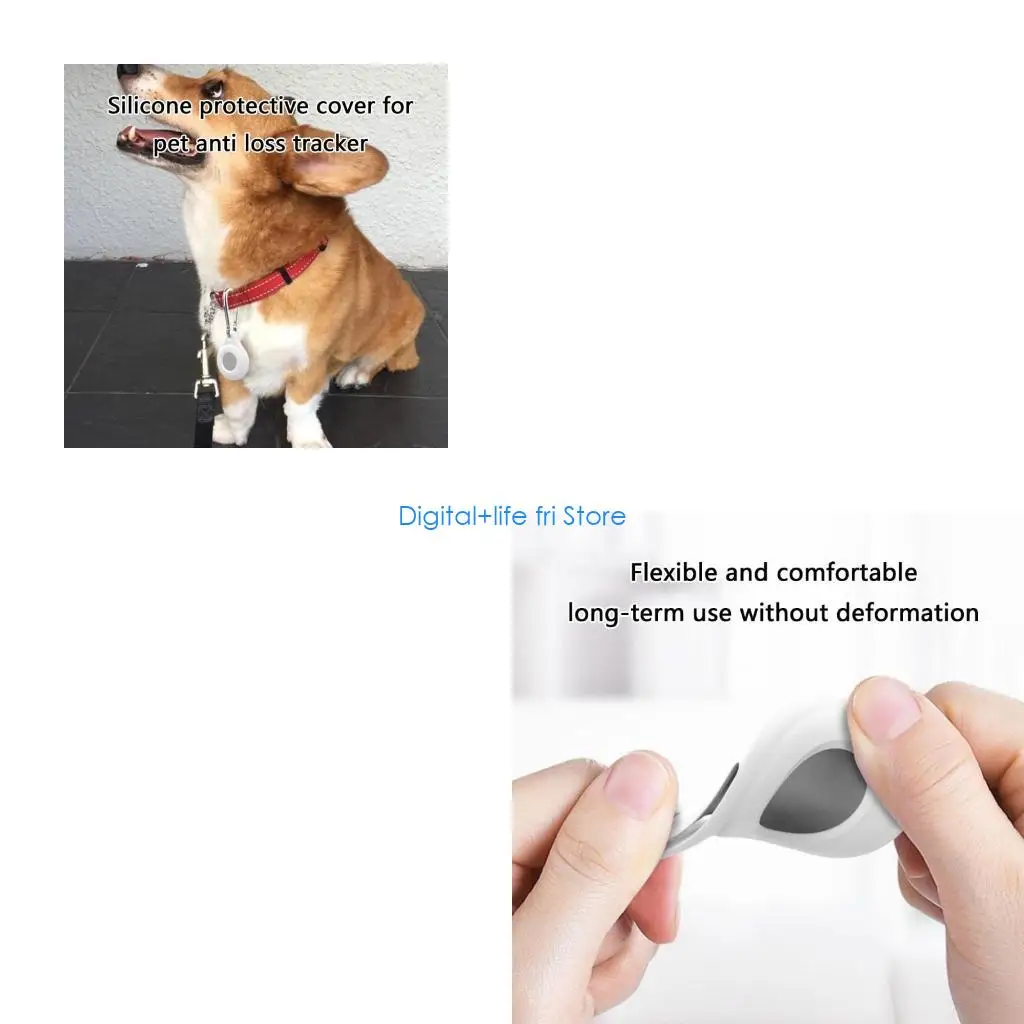 

E06D Dustproof Housing Trackers Locator Protective Case Silicone Shell