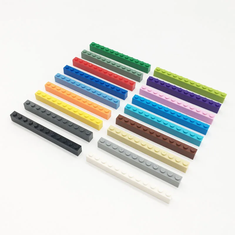 【11 Pieces】 Compatible Interlocking Building Blocks 6112 Small Part Educational MOC Components Loose Parts 1X12 Basic Blocks