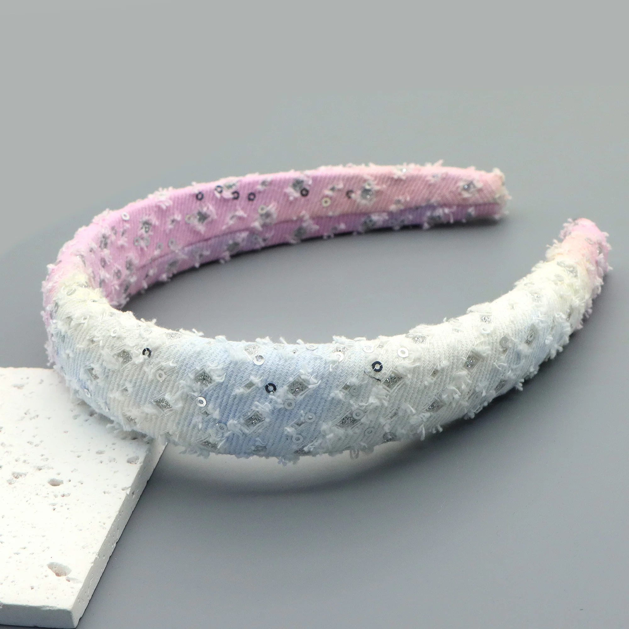 1pc denim Headband, Hair Accessory for Everyday Fashion in Europe And America, Featuring a Easy Yet Sophisticated Style