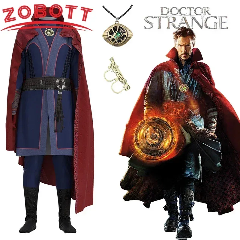 

Dr. Steven Cosplay Superhero Strange in the Multiverse of Madness Cape Outfits Halloween Carnival Doctor Stephen Costume