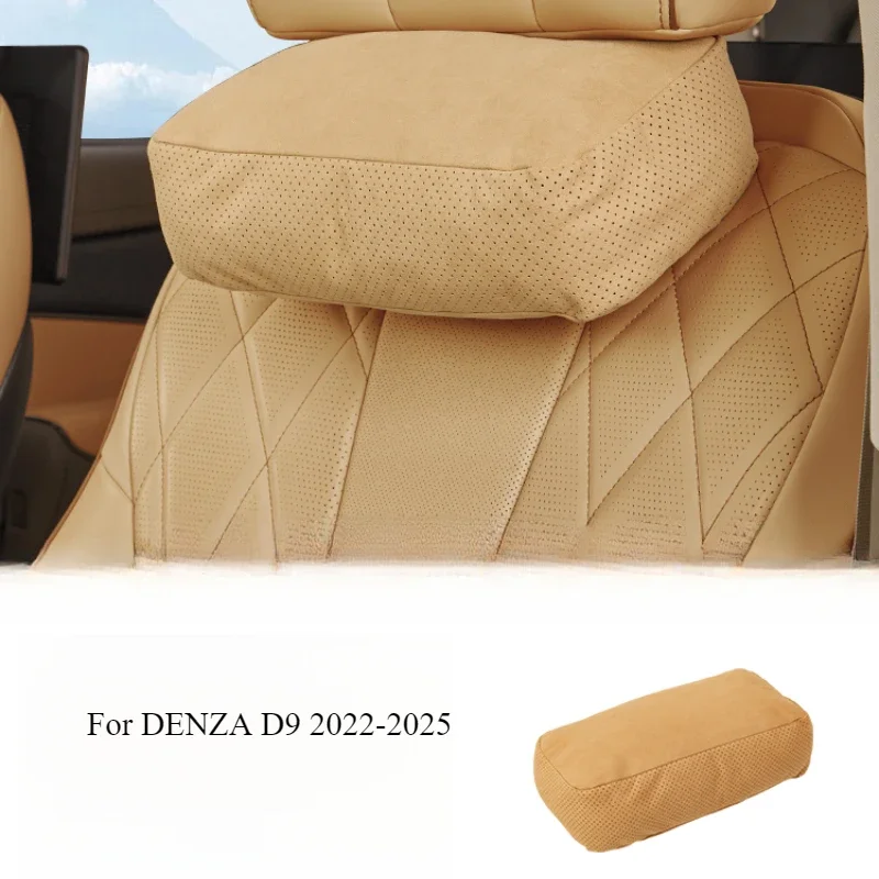 

For DENZA D9 2022-2025 Original Car Headrest Neck Waist Pillow Interior Special Pillow Modification Accessories Cars Accessories
