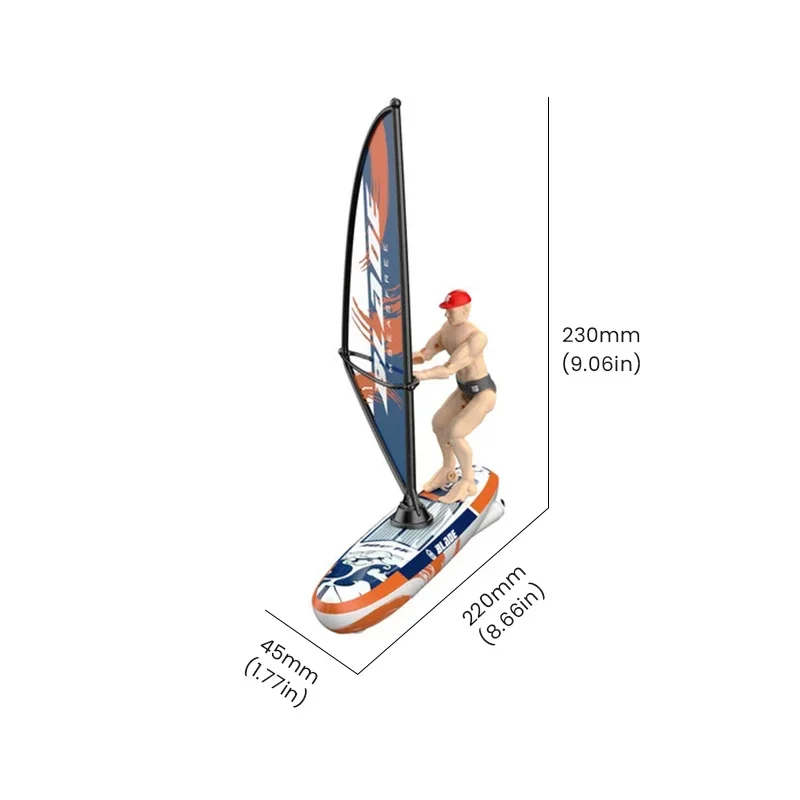 Barco de vela de alta velocidad RC de 2,4G, doble hélice, luces flotantes de Control remoto para kayak, multijugador, juguetes competitivos para niños al aire libre