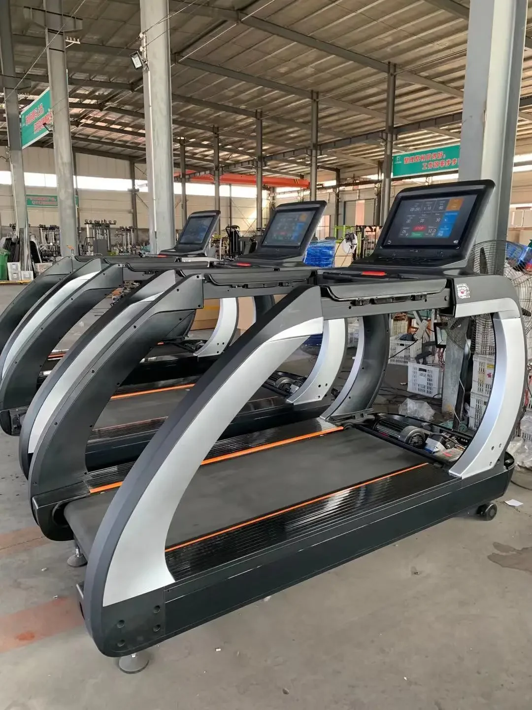 Commercial gym equipment running machine motorized treadmill with touch screen OEM electric treadmill machine