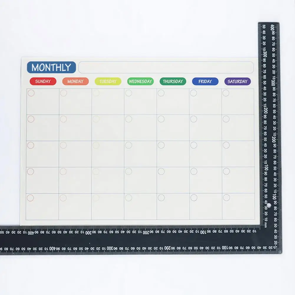 Make Schedule Better Scratch Resistance Calendar Learning Plan Message Board Office Accessories