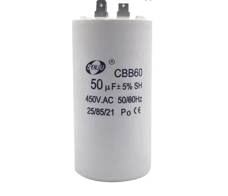 CBB60 single-phase motor operation starting capacitor 3/4/8/10/12/15/16/20/30UF450V plug