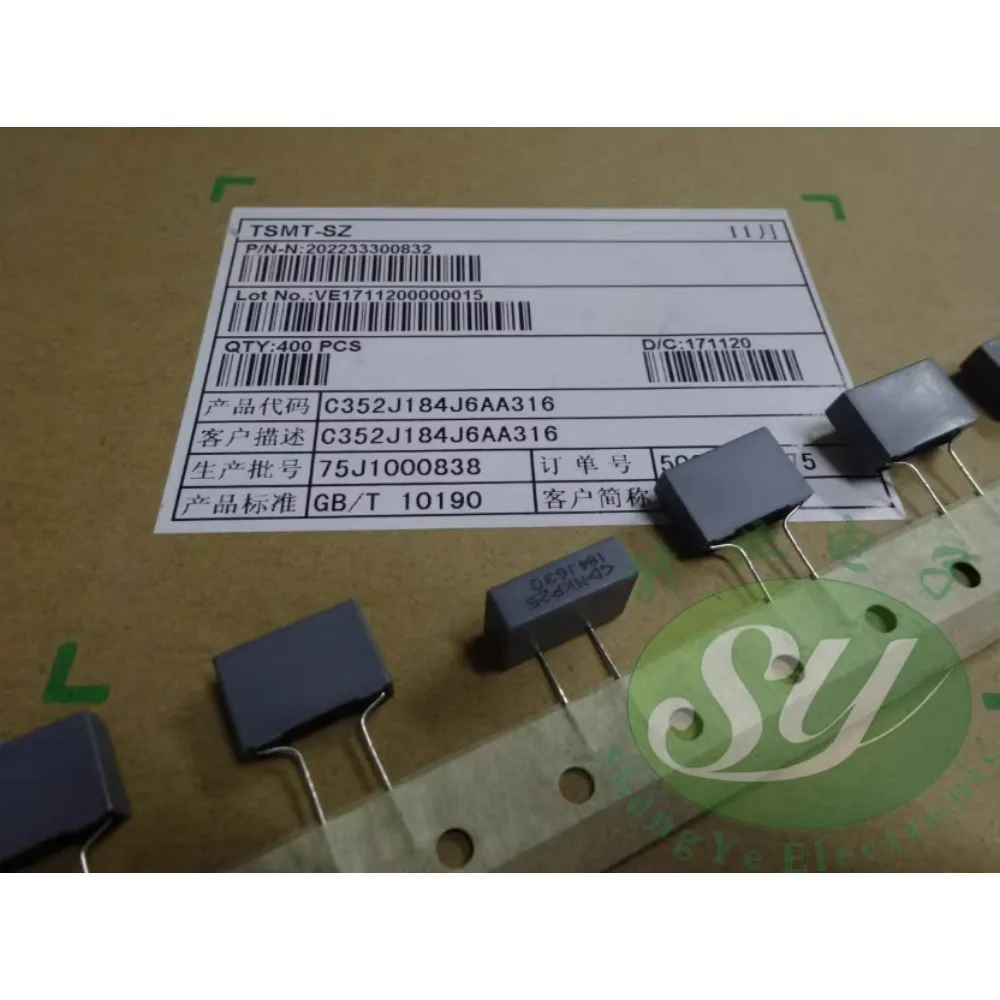 

20PCS Xiamen Fara MKP25 0.18uf/630v 180nf u18 184 New 15mm shaped 8.5mm film capacitor