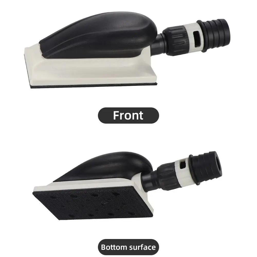 125/200/400 مللي متر مربع اليد طحن لوحة الرملي وسادة هوك حلقة اليد الرملي كتلة البلاستيك فراغ جمع الغبار لوحة تلميع #4