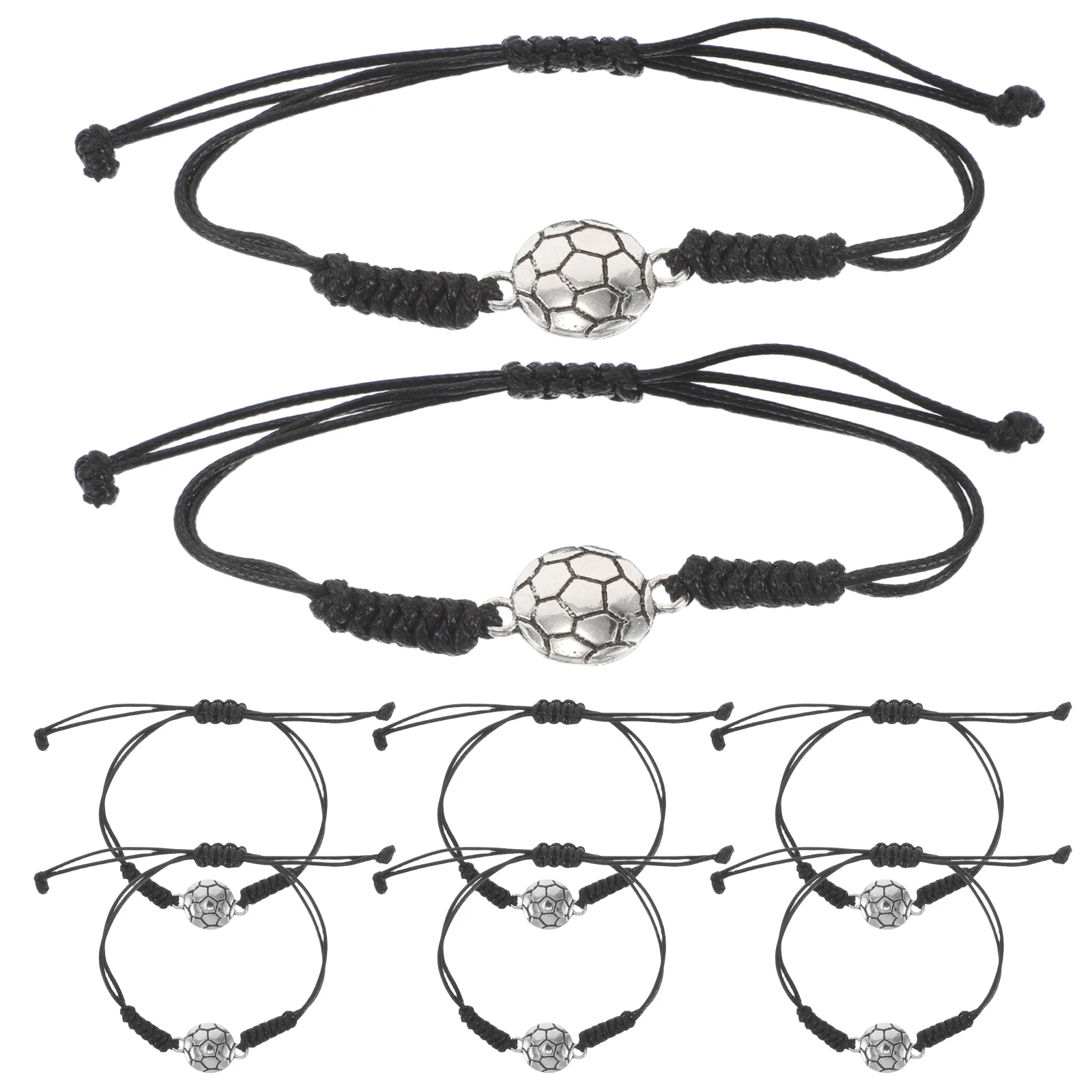 

20 Pcs Handmade Alloy Bracelet Sport Bracelets Boys Soccer Friendship Sports Jewelry Athletic