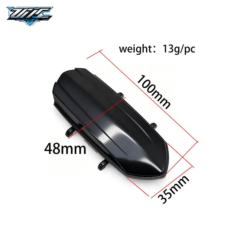 Realistic Simulation Scale Roof Luggage Trunk Box for 1/18 1/24 RC Crawler TRX4M SCX24 Upgrade Parts