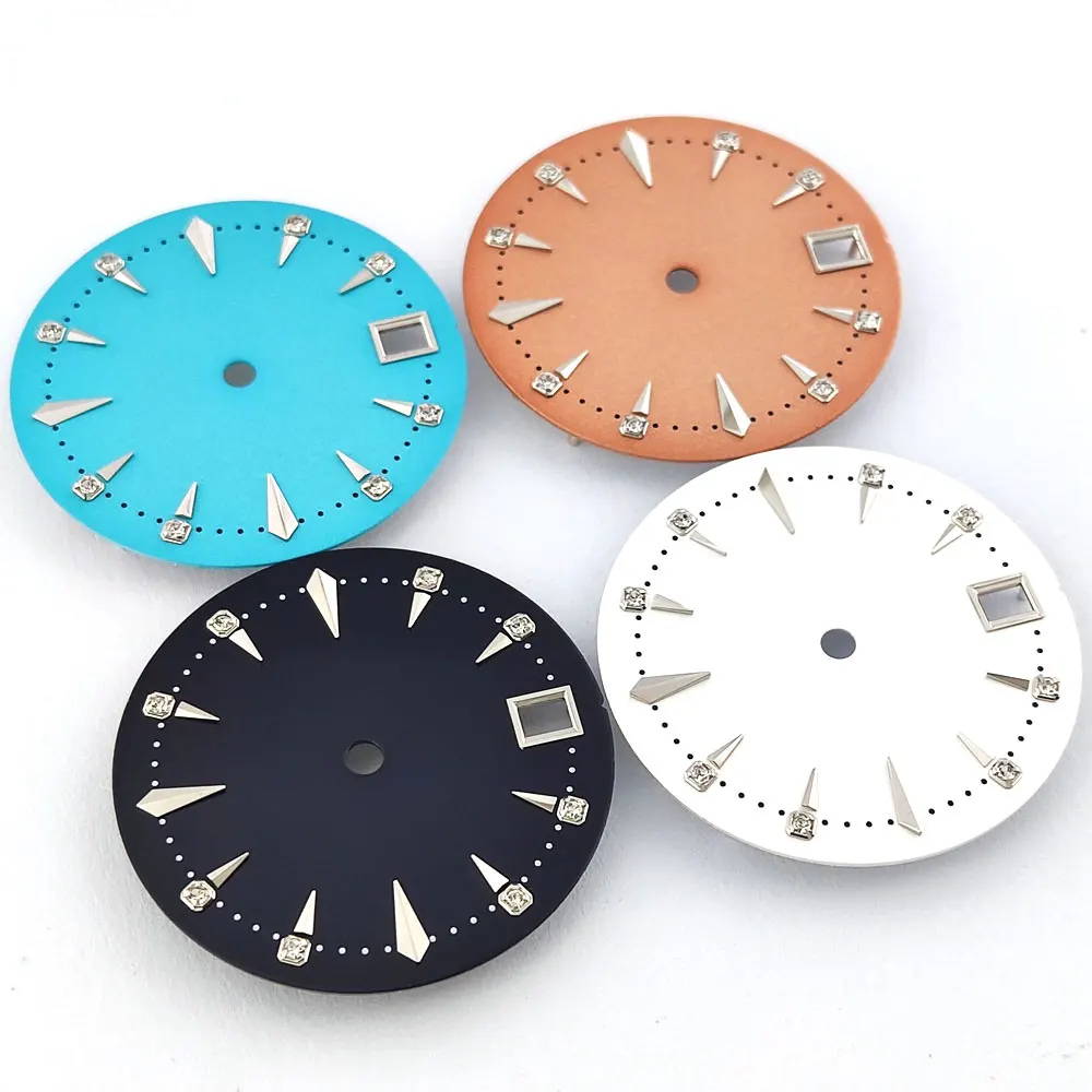 NH35 dial cocktail 28.5mm dial frosted dial with multiple colors and high-quality dial Fits nh35nh36 movement watch accessories