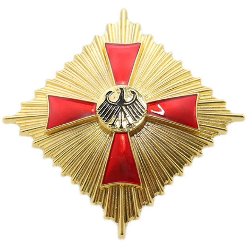 German Federal Republic Commander Level Red Cross Eagle Badge Souvenir Medal Thick Pin Badge Collection Decoration Crafts