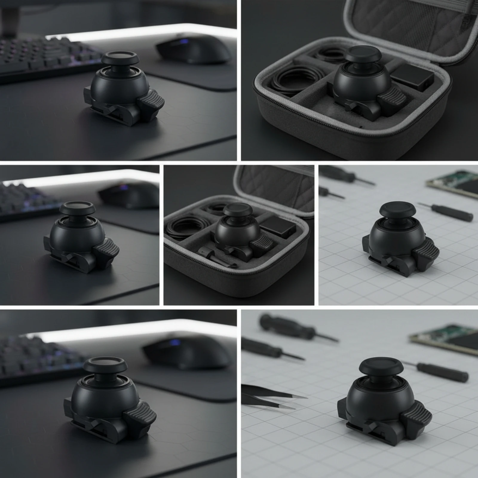 Joystick Module Modular Thumbstick Module Joystick Replacement Grippy Replacement Thumbstick Matte for Gamers