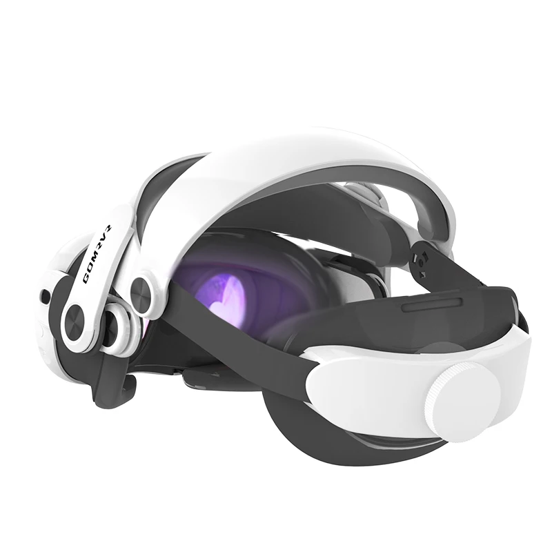 GOMRVR dla Meta/Oculus Quest 3 akcesoria regulowane wygodne opaska na głowę futerał do przenoszenia zestaw silikonowe etui ochronne