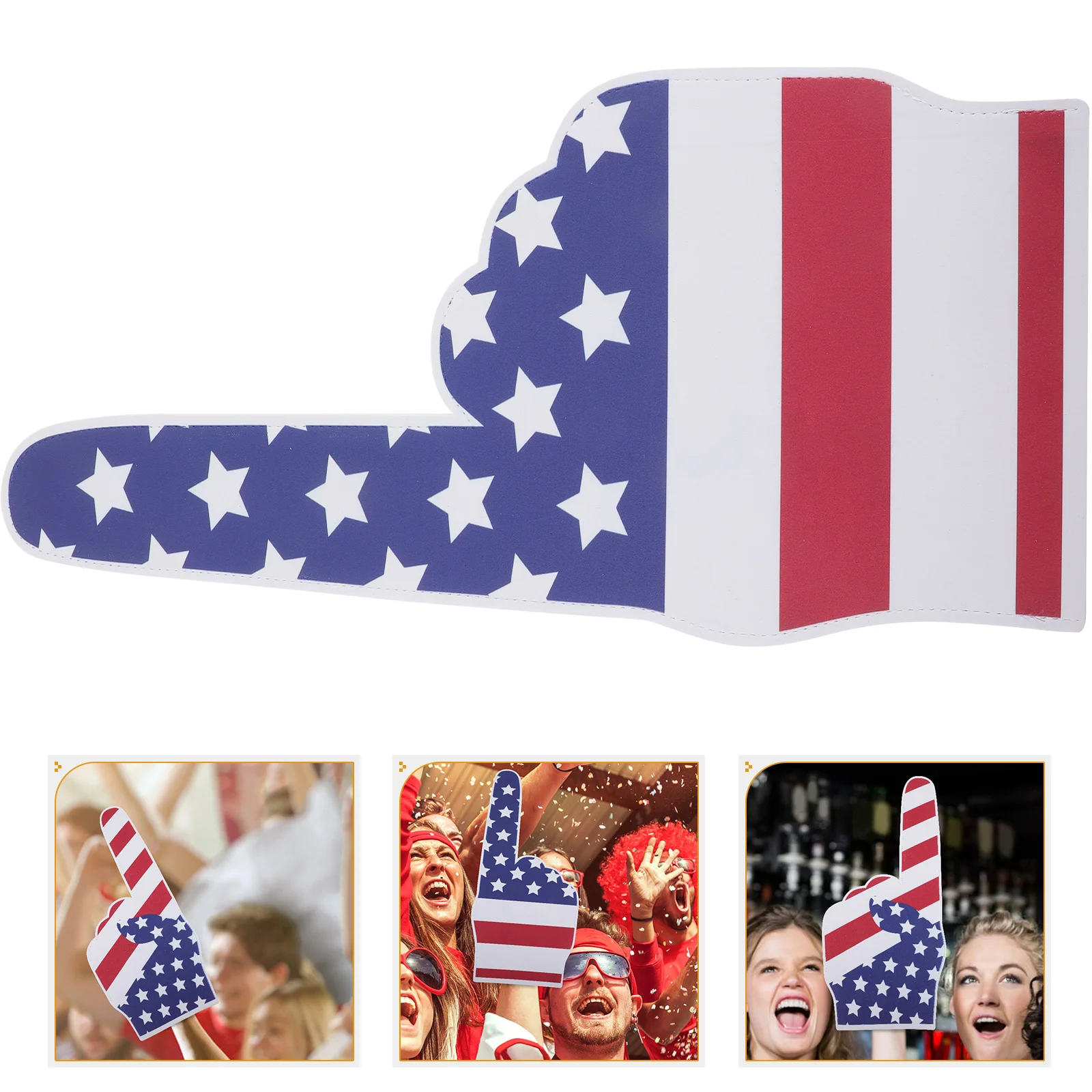 

Cheerleading Foam Cheering Foam Finger Sports Event Prop Lightweight Design Fits Soccer Basketball Party Supplies