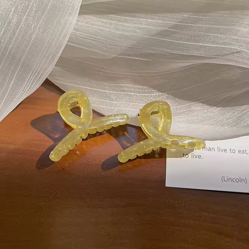 4.5cm Mini Cute Claw Clip Small Girl Hair Claw Semi Transparent Bangs Side Clip Small Shark Clip Women's Hair Apparel Accessory - Image 16