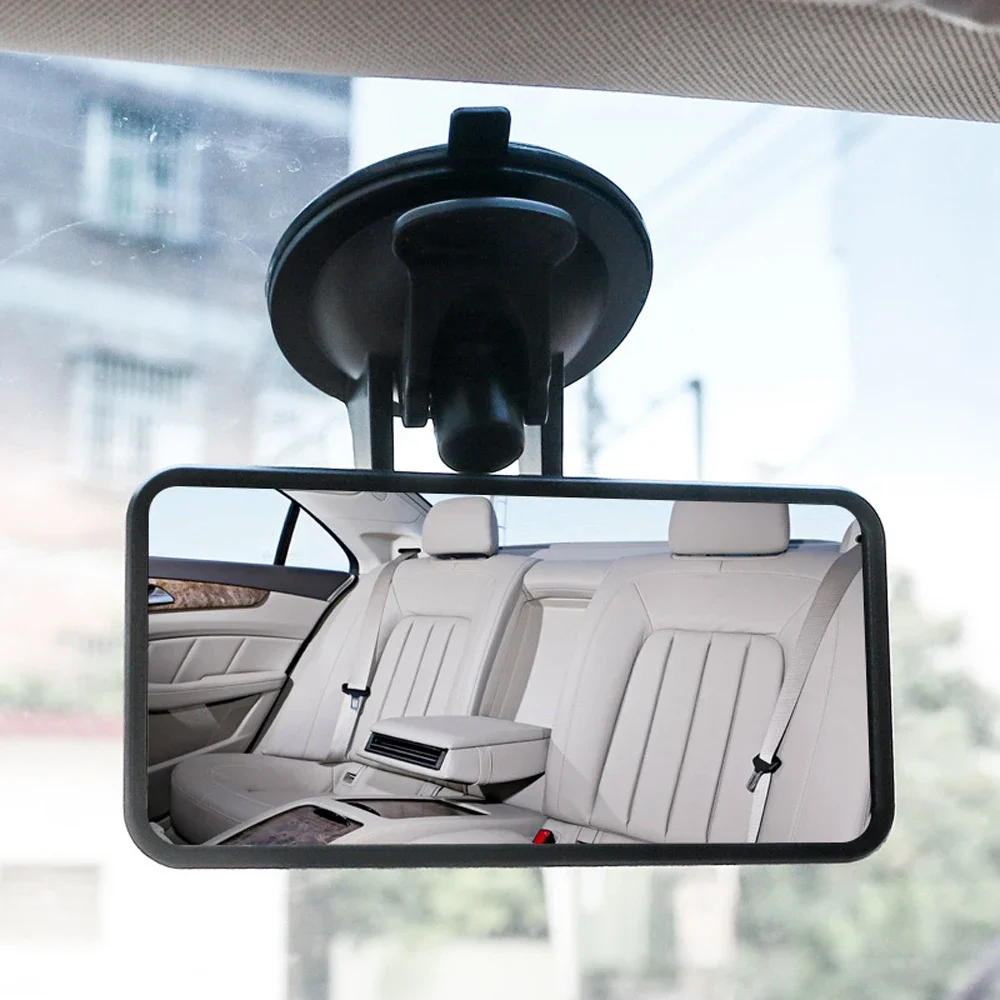 

Shatterproof 360 Degrees Rotatable Child Observation Mirror Car Mirror Adjustable Car Interior Rear View Mirror Adjustable