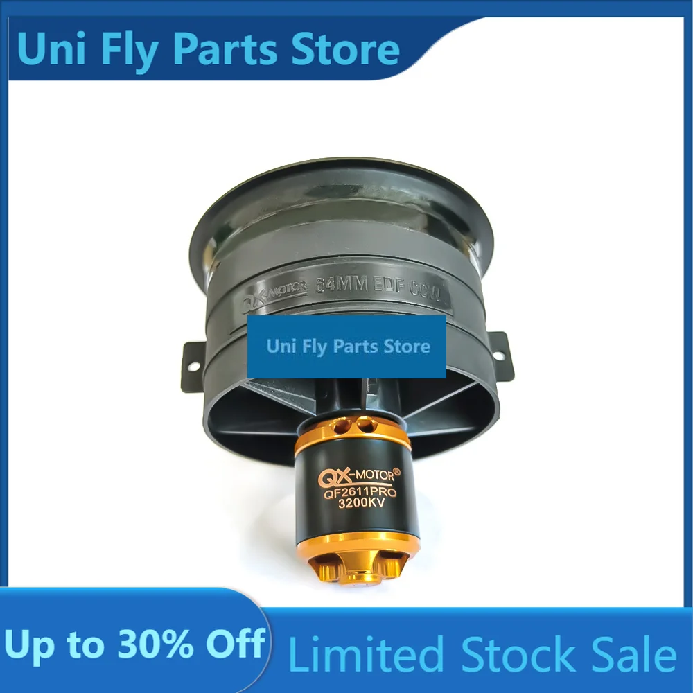 RC Jet Drone Power System QX-MOTOR 64mm 5-Blade EDF QF2611PRO Motor 40A 60A ESC ComboUniFly