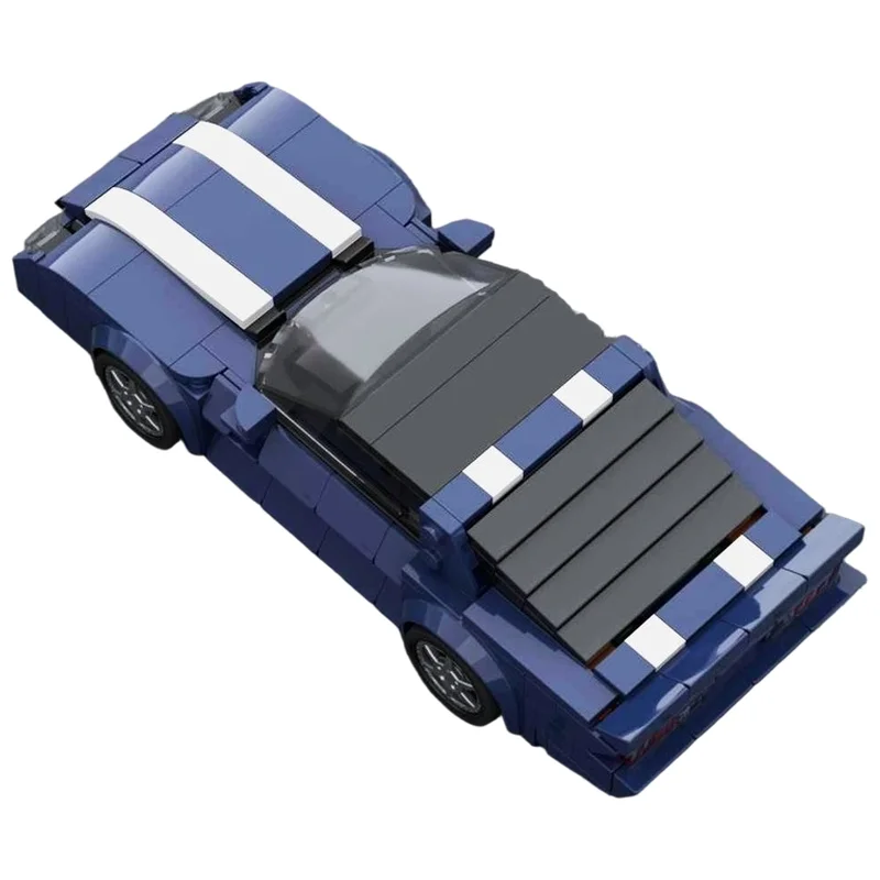 Generation Three Race Car MOC Bricks High Performance Modern Design Model DIY Brick Kit Desktop Scene Ornament
