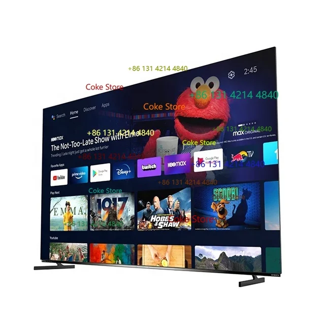 Google Alexa 65 pulgadas 55 pulgadas 4K UHD Smart Android OLED TV sin marco OLED negro 500 Nits aplicable sistema de TV de Hotel