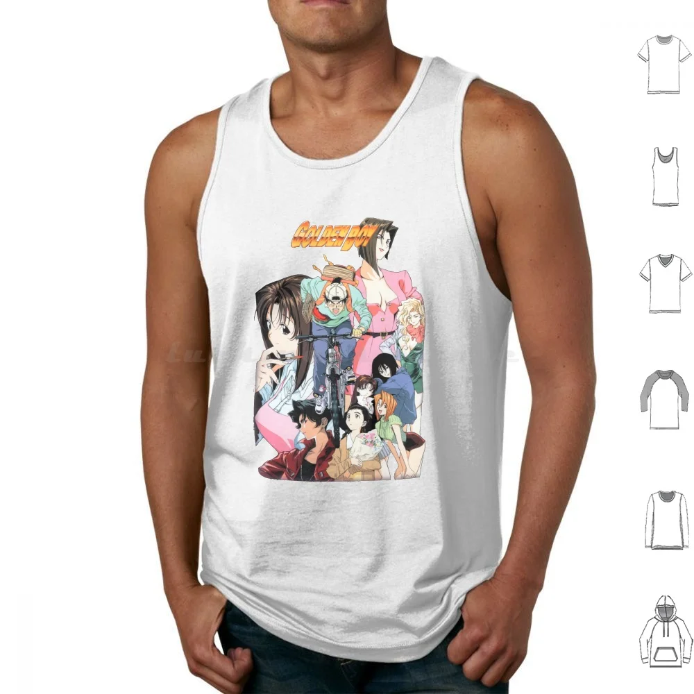 

Golden Boy Kintaro And Girls Tank Tops Vest Sleeveless Golden Boy Golden Boy Anime Kintaro Kintaro Oe 90s Anime Anime Manga