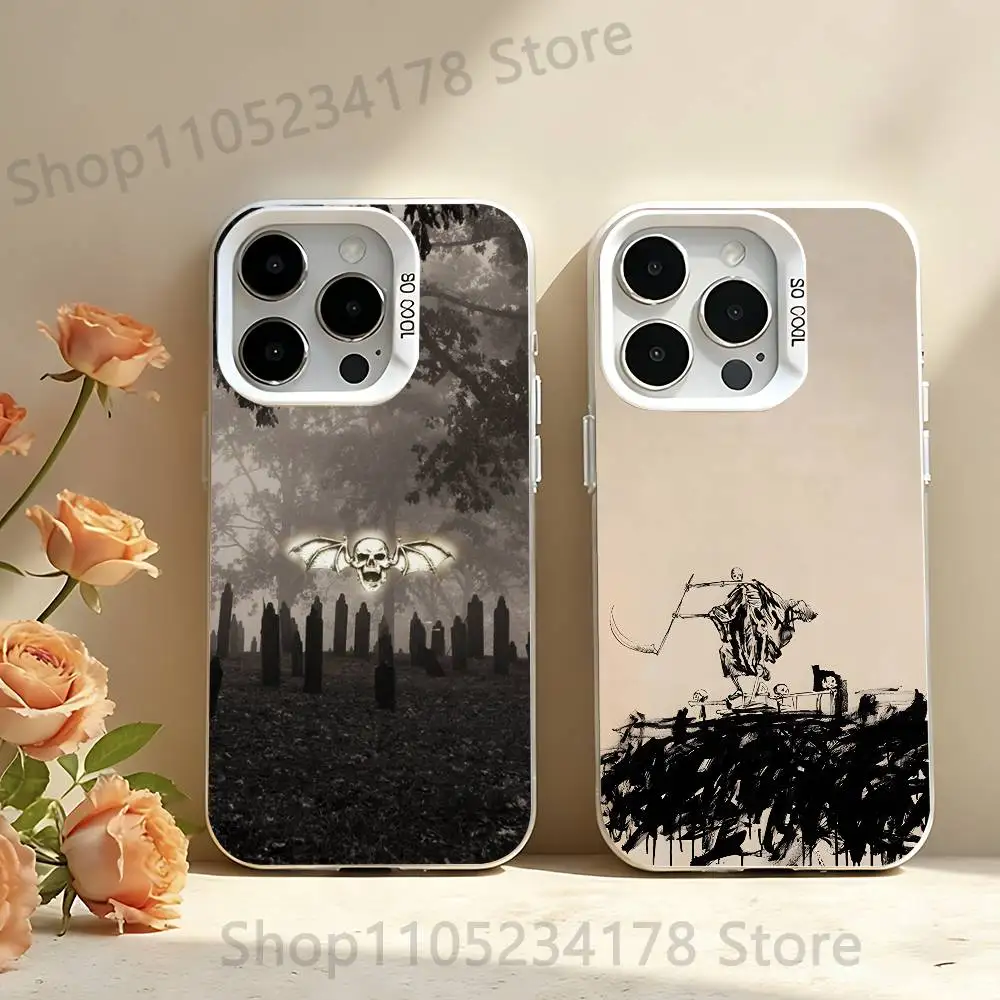 A-AvengedS Sevenfold A7X Phone Case For iPhone 17,16,15,14,13,12,11,Pro,Max,Plus,SE,Air,Mini Anti Fall White Bumper