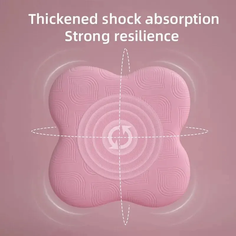 TPE Thickened Anti Slip Yoga Kneeling Pad Knee Pad Soft Flat Support Pad Slow Rebound Non-slip Pad Sports Fitness Mat