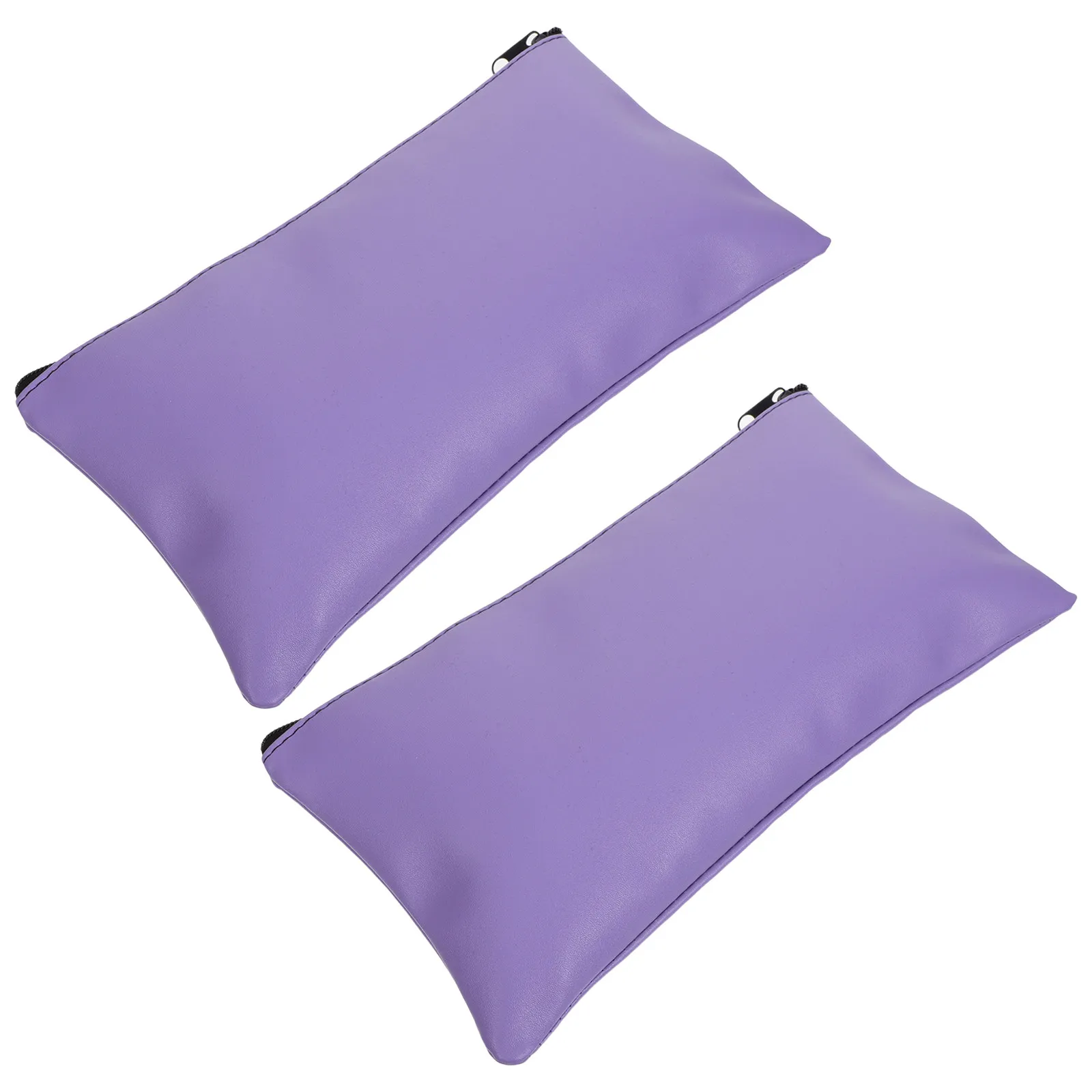 

2 шт. кошельки-органайзеры из ПУ кожи на молнии для денег, квитанций, чеков, счетов, монет и деловых документов