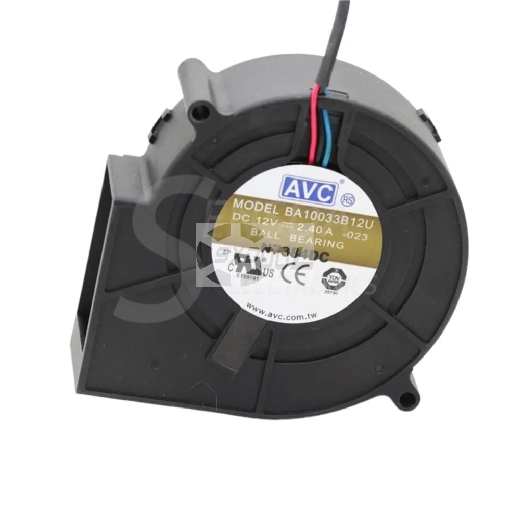 for AVC Air Blowers BA10033B12U 9CM 9733 97x94x33mm DC 12V 2.4A Centrifugal Cooling Fan Computer CPU & Electronics