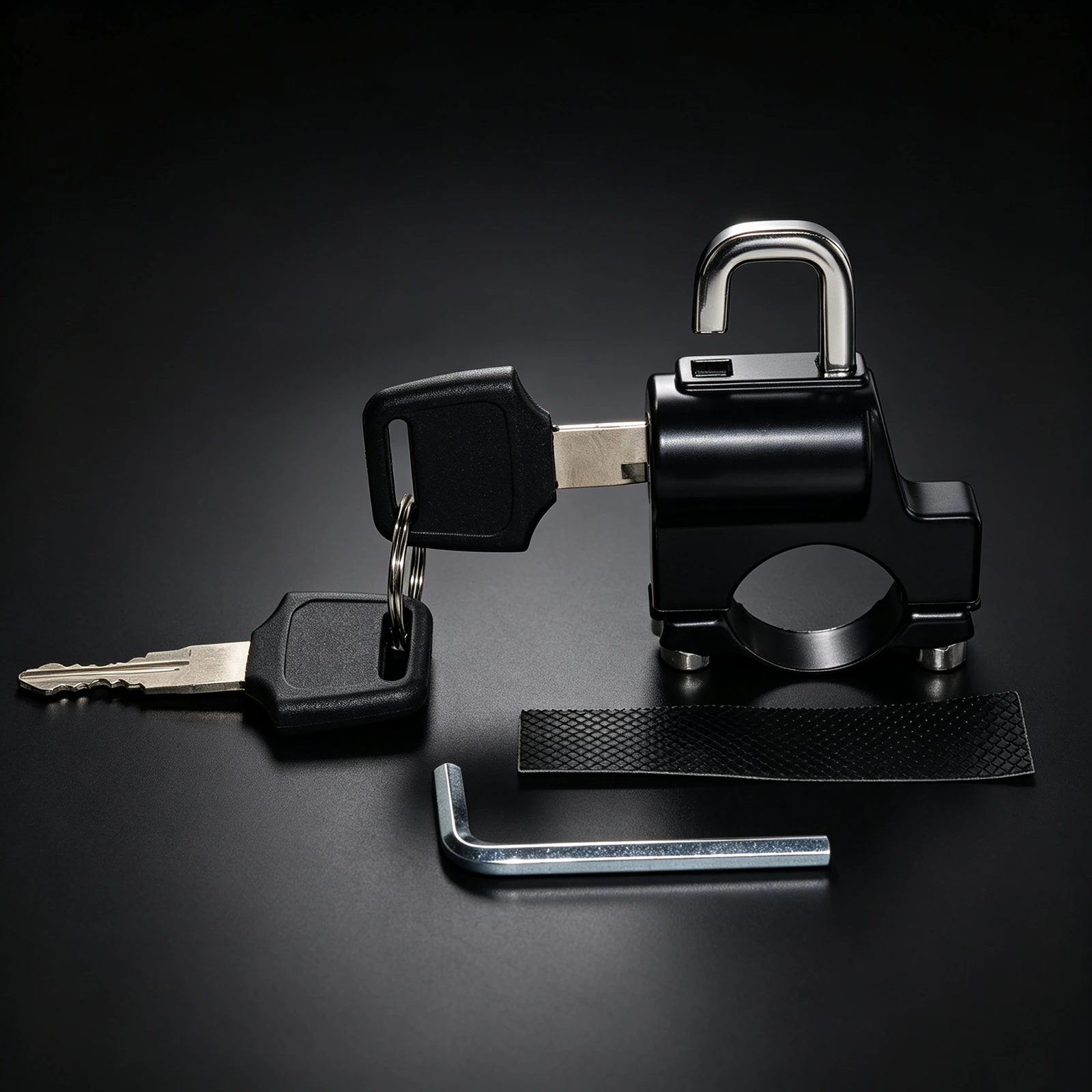 Helmet Lock Anti-theft Locker Locking Device Rustproof Fine Workmanship Compact Size Convenience Motorcycle Supplies