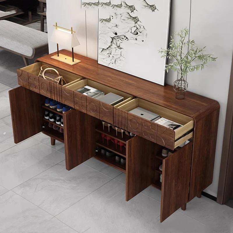 منظم تخزين خزانة الأحذية غرفة المعيشة عرض الهاتف المحمول مصمم رف الأحذية الفاخرة أثاث صانعي الأحذية الحديثة Archivadores #4