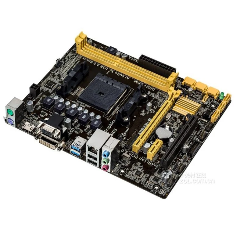 Para amd a88x A88XM-E placa-mãe usado soquete original fm2 + ddr3 32gb usb2.0 usb3.0 sata3 desktop mainboard