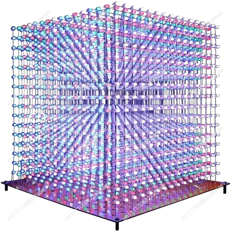 3 D16mini Light Cube Kit 16x16x16 Electronic DIY Production Parts Support Custom Animation