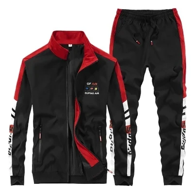 Tracksuit for Men 2 Piece Set Hoodies Sweatpants Sportswear Fitness Hoodies Sweatshirt Sports 2PCS Suit Male Autumn Tracksuit