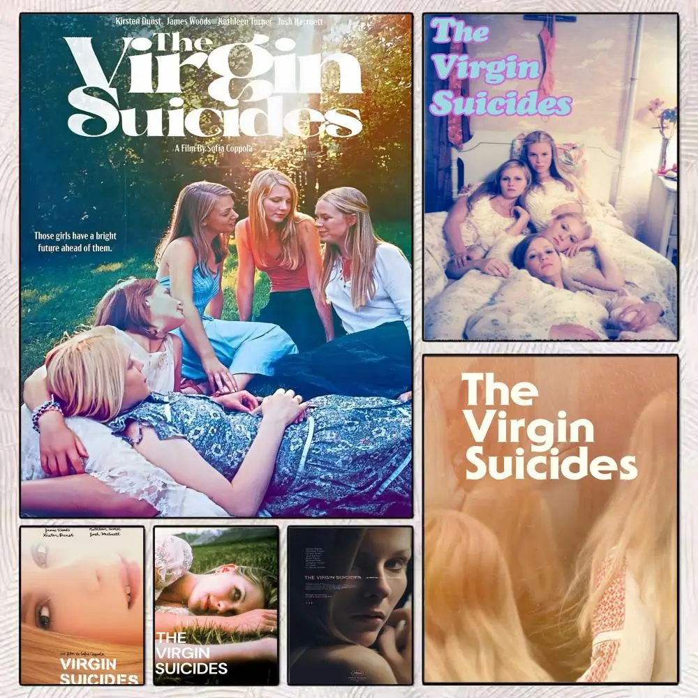 Movie The V-Virgin Suicides Painting Calligraphy Modern Canvas Poster Wall Art Aesthetic Bedroom Decor for Cafe Home Gift