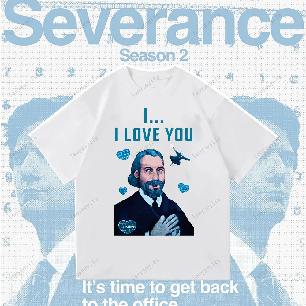 

Severance Season 2 Lumon Severance Cotton Tees Retro Harajuku Streetwear Unisex Women Men Summer Camisetas Ropa Hombre