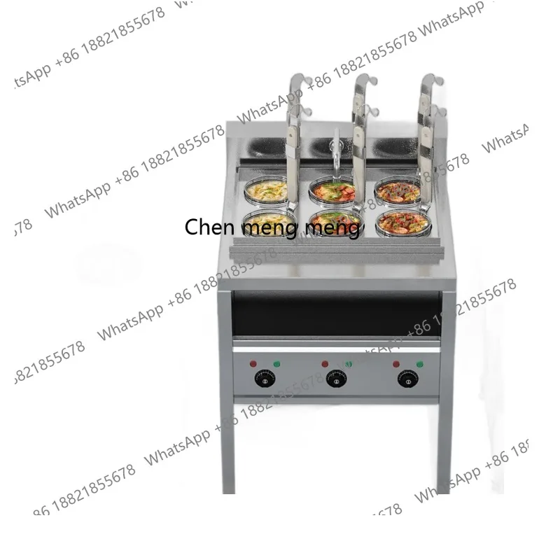

Electric high-power multi-head noodle cooking stove Commercial electric noodle soup stove Stainless steel Malatang stove