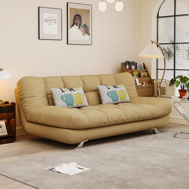 

European Extensible Fabric Sofa Bed Folding Modern Luxury Living Room Couch Sofas Lounge Lazy Divani Da Soggiorno Furniture Home