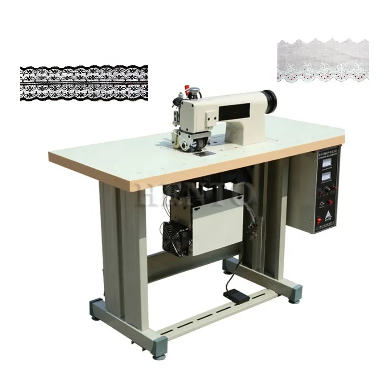 

Ultrasonic Lace Wig Sewing Knitting Making Cutting Machine / Ultrasonic Lace Sewing Machine