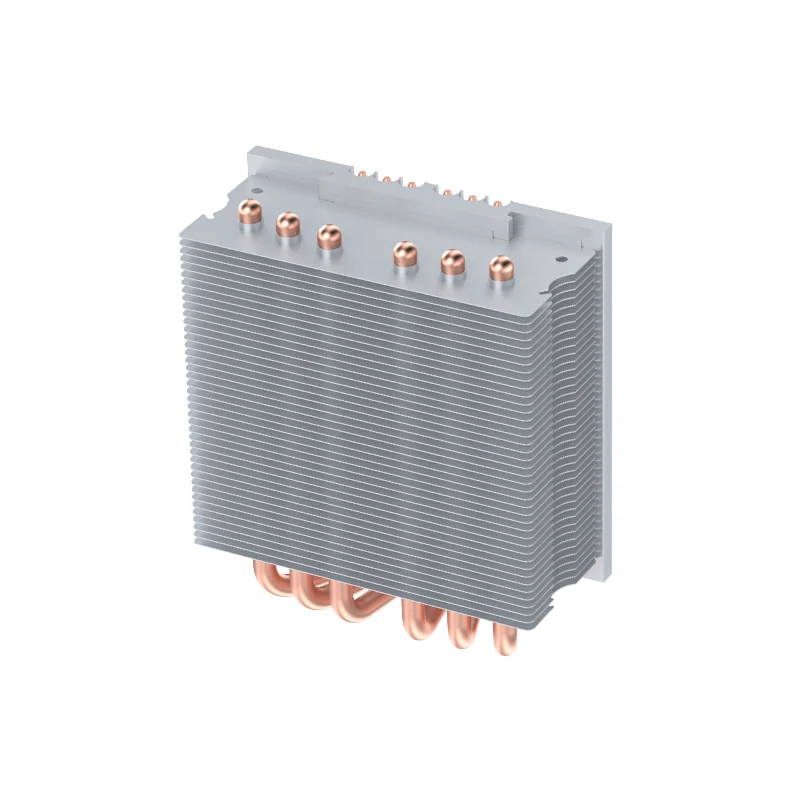 LANSHUO Stage Light Radiator with 6 Heat Pipes for High Performance, Lamp Heat Dissipation TDP: 300W Customizable Drilled Holes