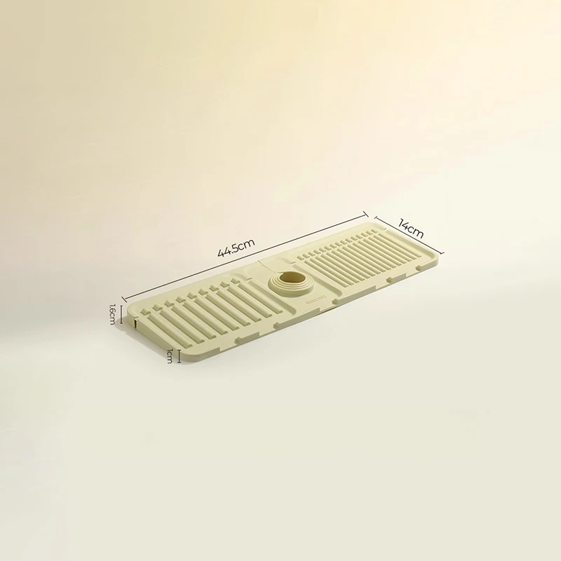 Foldable Water Tap Drain Mat Anti-Splash Silicone Kitchen Sink Backsplash Cuttable And