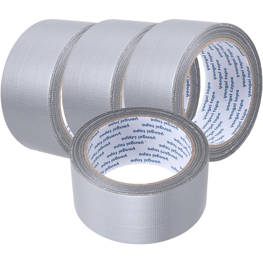 4 Rolls Heavy Duty Carpet Tape Waterproof Cloth Duct Mulch Polyethylene and Gauze Fiber
