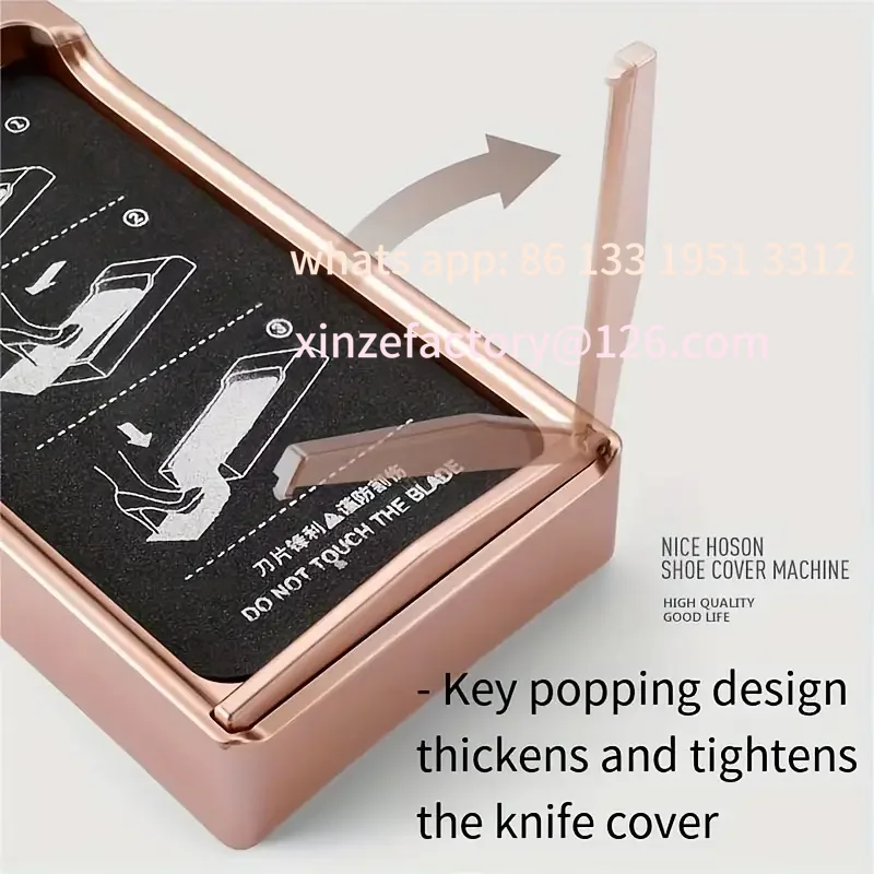 Customizable  Automatic Household Foot Stepping Disposable Shoe Film Machine Office Automatic Foot