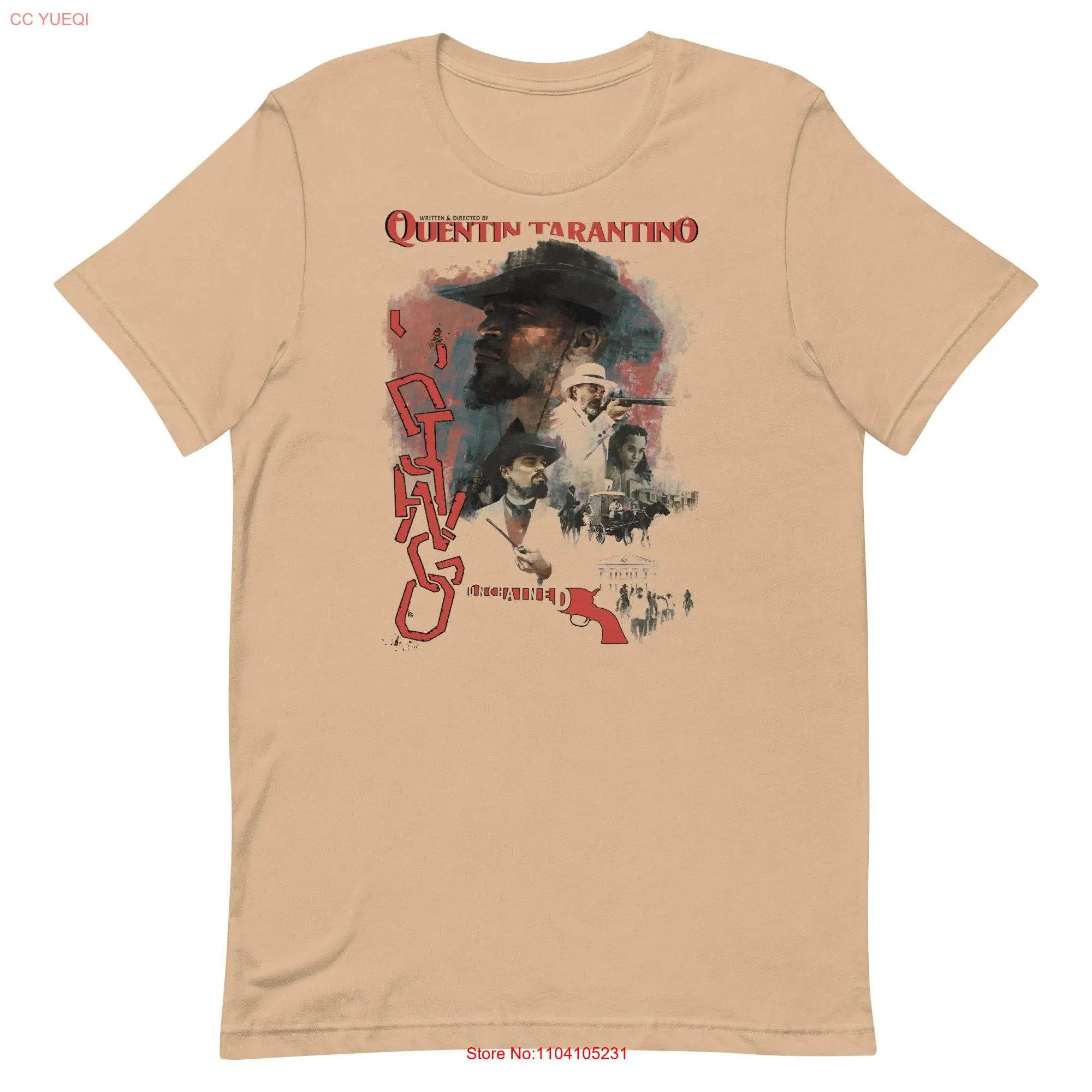 Candie Crush Django Unchained T Shirt long or short sleeves