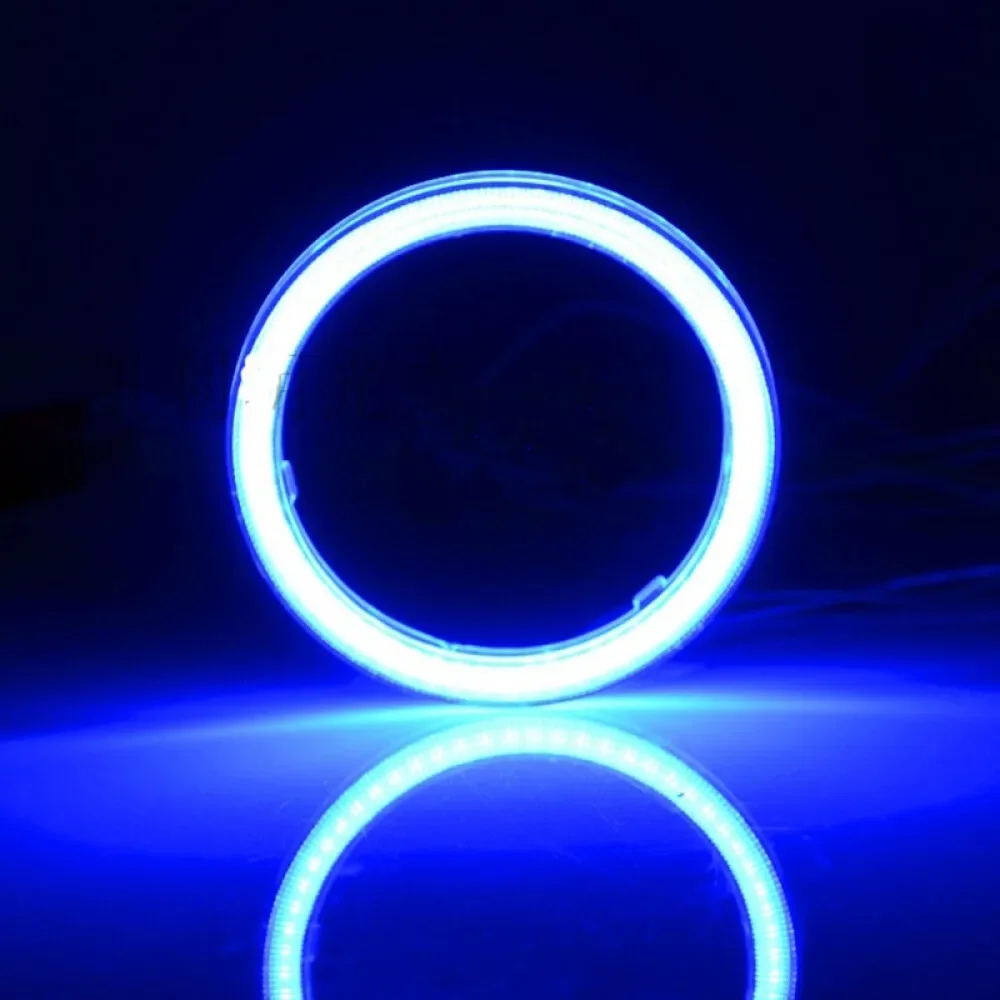 Car Headlight Cob Aperture Angel Eye LED Super Bright Halo Rings COB Light 60/70/80/90/100/110/120mm Car DRL Light Bulb Lamp ﻿