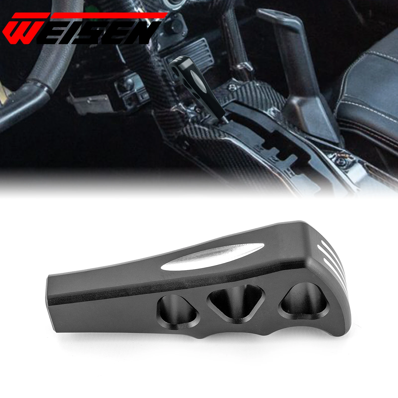

UTV Gear Selector Shifter Knob Grip Aluminum for 2017-2025 Can-Am Maverick X3 & Max Accessories