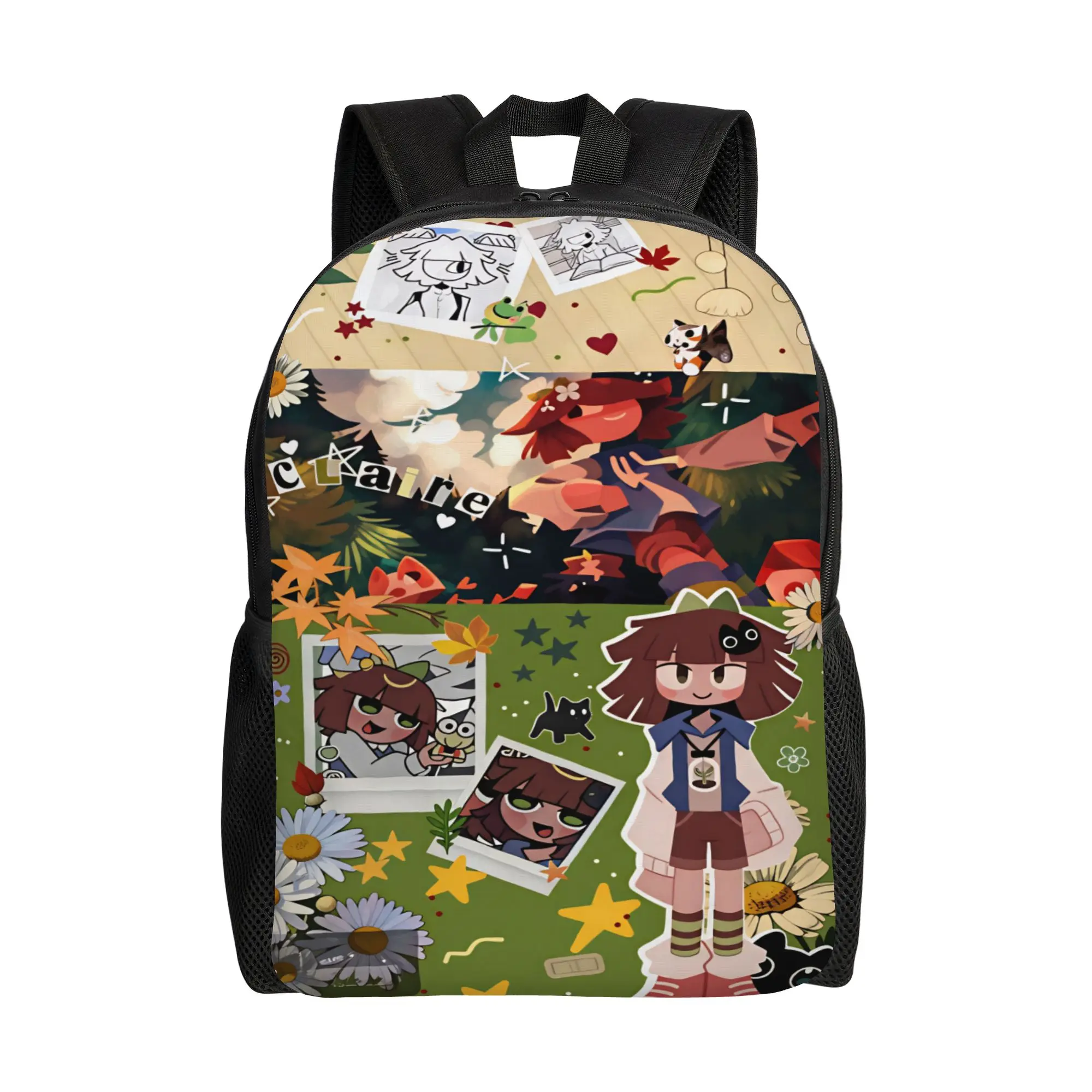 Fundamental Paper Education Backpack  Travel Backpacks Girl Aesthetic High School Bags Design Large Rucksack