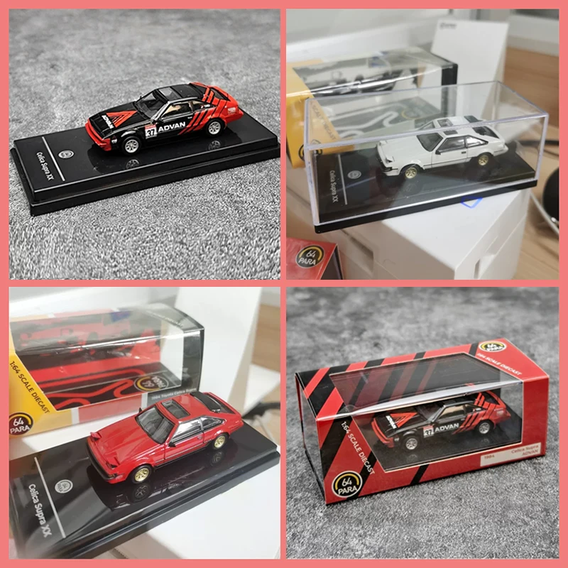 PARA 1:64 Celica Supra XX Diecast Model Car Static Collection Decorated Holiday Gifts Toys