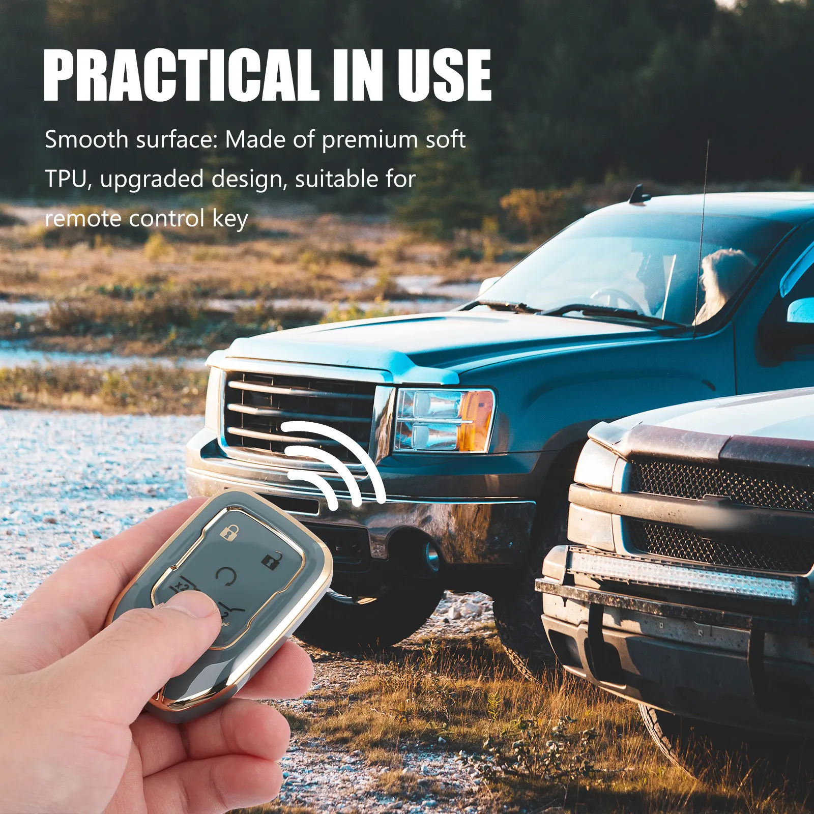 Car Key Fob Holder Premium Tpu Smooth Surface Keyless Remote Protector Case Compatible Car Key Shell Dustproof Drop